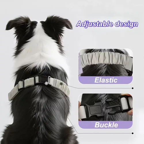 Vista 4 de Almohadilla protectora de codo para perro, soporte frontal ajustable, soporte frontal para callos, rodilla, mangas para mascotas para heridas, codo