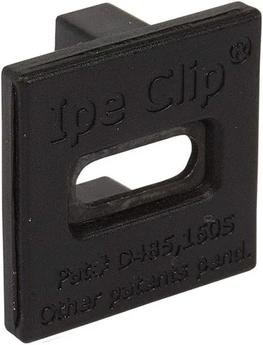 Vista 2 de DeckWise (Negro) Ipe Clip EXTREMEKD - Sujetadores ocultos para cubierta, 1/4 de pulgada de espaciado, acero inoxidable negro #8x2 tornillos