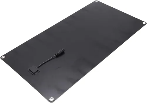 Vista 4 de WALFRONT Cargador de coche de panel solar, cargador de batería portátil eficiente de 25 W para emergencias al aire libre, ligero para acampar