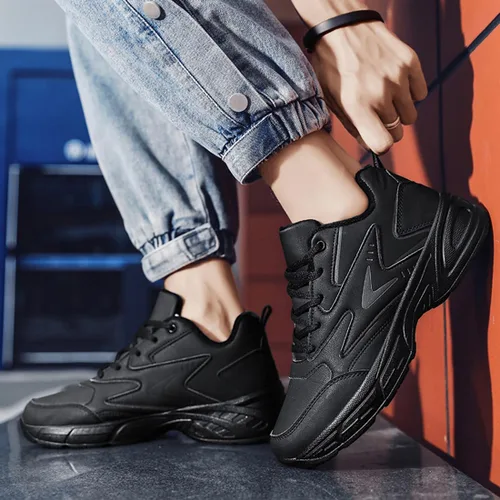 Vista 5 de Tenis para hombre tenis, atletismo, entrenamiento cruzado, zapatos anchos de pickleball zapatos de cancha para hombre