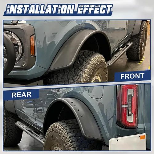 Vista 7 de Fender Flares - Cubierta de llanta para Ford Bronco 2021-2026 de 2
