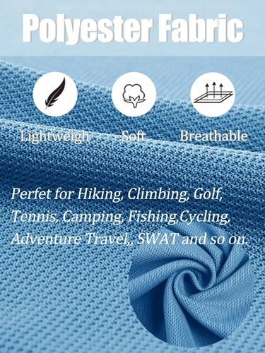 Vista 7 de TACVASEN - Camiseta de cuello polo táctica para hombre, diseño de manga larga y corta, para deportes y uso al aire libre