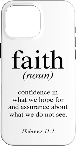 Vista 19 de Religious Jesus Christian Faith Definition Hebrews 11:1 Case for iPhone 17