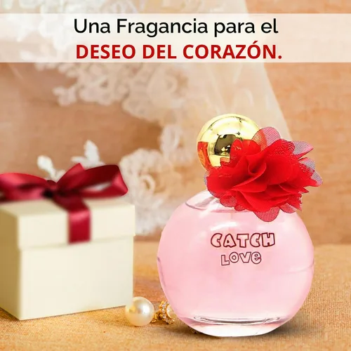 Vista 2 de AFLUXE Perfume de Mujer Catch Love & Fantastic Set Eau de Parfume Spray de Larga Duración Eau de Toilette Fresca para Mujeres 3.4 fl oz Cada Una