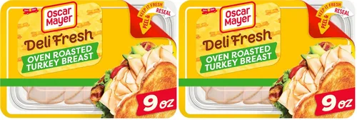 Vista 10 de Oscar Mayer Deli Fresh Oven Pechuga de pavo asada, paquete de 9 onzas