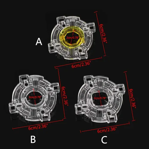 Vista 6 de ljhnba Restrictor de puerta de joystick octagonalcuadradoredondo para joysticks Sanwa Gt-Y