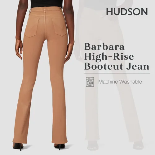 Vista 4 de HUDSON Vaqueros Barbara de tiro alto súper ajustados para mujer