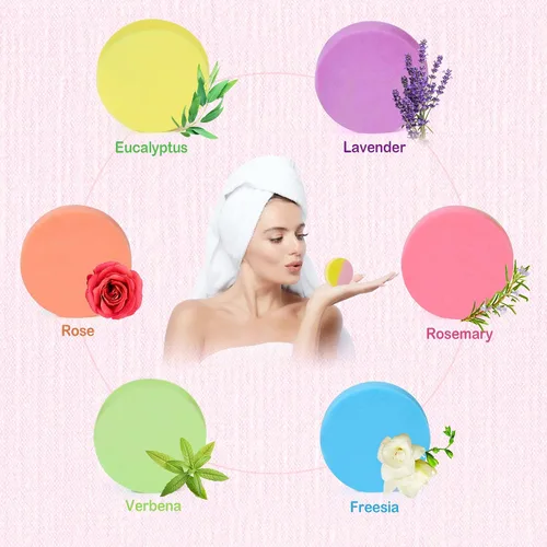 Vista 2 de leoce Vaporizadores de ducha empaquetados en varias cantidades, para mujeres/hombres, bombas de ducha aromáticas, tabletas envueltas individualmente