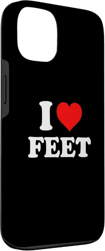 Vista 3 de Funda para iPhone 13 I Love Feet