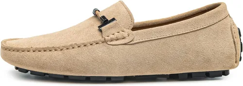 Vista 6 de Go Tour Mocasines Penny para hombre, mocasines para conducir, zapatos planos para barco