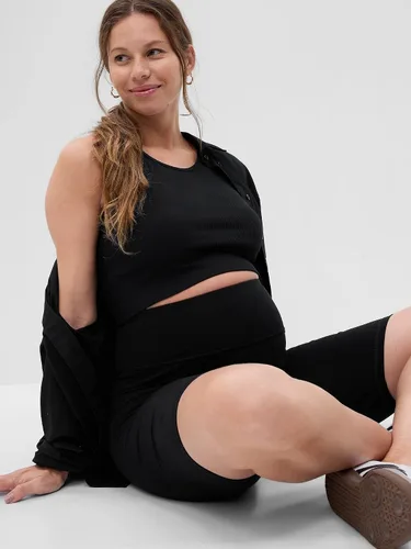 Vista 4 de Women's Maternity Cotton Bike Short