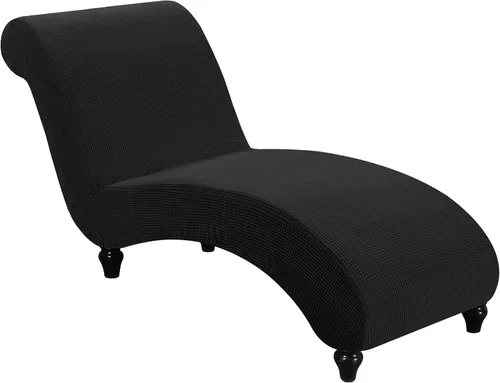 Vista 11 de FantasDecor Funda Elástica para Chaise Lounge Funda de Silla con Patrón de Celosía con Reposabrazos para Sala de Estar Dormitorio Doble Brazo Tela