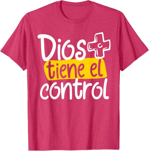 Vista 23 de Regalo Cristiano En Español Christian Spanish Dios Tiene Con Camiseta, Negro
