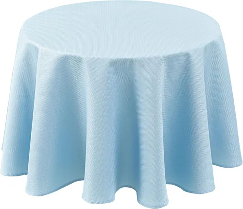 Vista 71 de Biscaynebay Auqa - Mantel cuadrado de 54 x 54 pulgadas, mantel de tela con tarjeta azul Auqa, pequeño, plegable, resistente al agua, para cocina