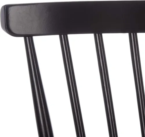 Vista 12 de SAFAVIEH Muebles - Sofá de dos plazas Addison - Negro - Madera maciza - Diseño costero de listones - Ideal para sala de estar, solárium, dormitorio