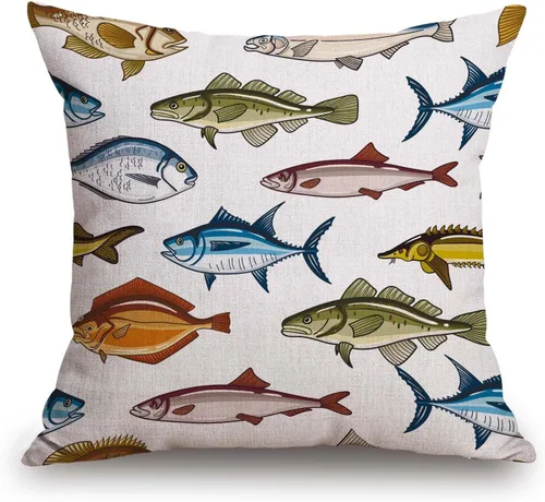 Vista 21 de TSSOHU Funda de almohada de granja de 18 x 18 pulgadas, funda de almohada tropical, hojas de palma tropical, Hawaii, selva, fundas de almohada Tss11