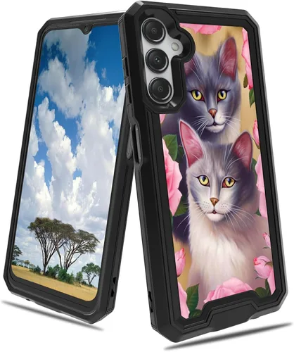 Vista 46 de Funda para Samsung S23 FE Funda Galaxy S23 FE 2 en 1 PC duro de doble capa TPU suave a prueba de golpes Funda protectora para Samsung Galaxy S23 FE
