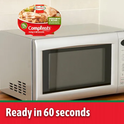 Vista 7 de HORMEL COMPLEATS - Bandeja para microondas de pechuga de pollo y relleno, 9.5 onzas (paquete de 6)