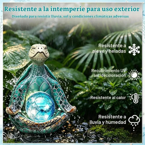 Vista 7 de Estatua solar de yoga para decoración de jardín de 6.3 pulgadas