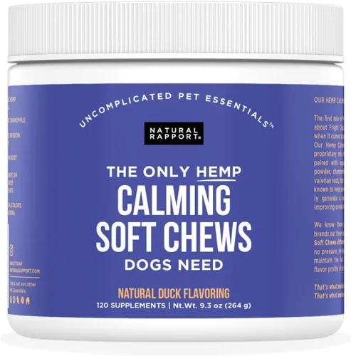 Vista 13 de Natural Rapport Suplemento para alergias para perros, los únicos masticables suaves que los perros necesitan, golosinas de 120 unidades que