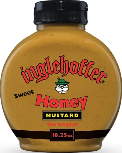 Vista 6 de Inglehoffer Mostaza cremosa de eneldo, salada con limón y alcaparras, 9.75 onzas Creamy dill mustard with lemon & capers for sandwiches, seafood &
