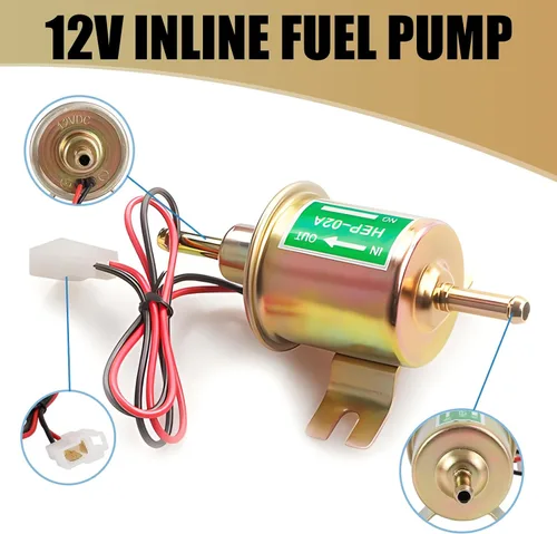 Vista 6 de 1 bomba de combustible automotriz, bomba de transferencia de suministro de combustible de pistón de baja presión de 12 V, piezas de repuesto