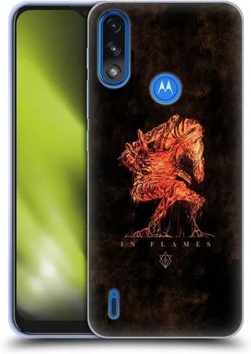Vista 10 de Head Case Designs Officially Licensed in Flames Adventures Metal Grunge Soft Gel Case Compatible with Moto E7 Power/Moto E7i Power