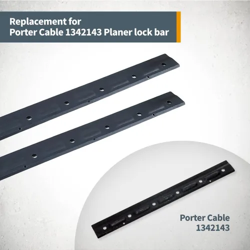 Vista 4 de POWERTEC 71382 Placa de bloqueo de cuchillo cepilladora para cepilladora de 12-1/2", 2PK