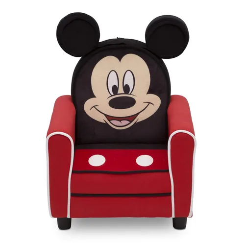 Vista 5 de Delta Children Silla tapizada, Disney Mickey Mouse y silla tapizada para niños, madera, Mickey Mouse de Disney