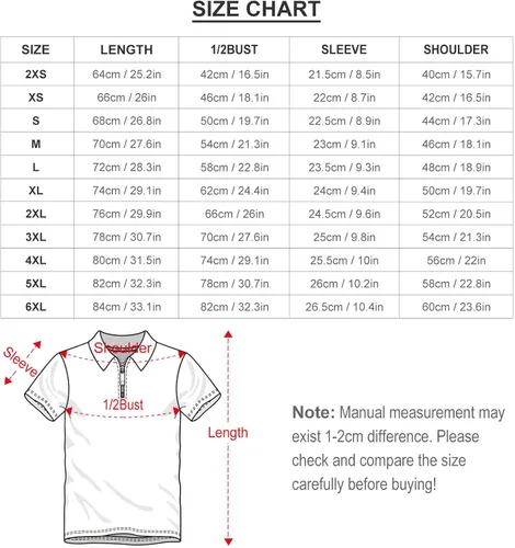 Vista 6 de Love Rugby Football Men's Polo Shirts Casual Short Sleeve Golf Polo Shirts Zippered Polo T Shirts Tops