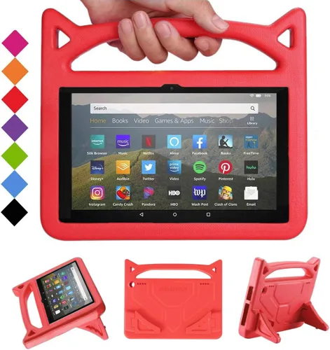 Vista 8 de SHERBORN - Funda ligera para tablet de 8 pulgadas (12ª/10ª generación, versión 2024/2022/2020) - Funda ligera a prueba de golpes con asa de soporte