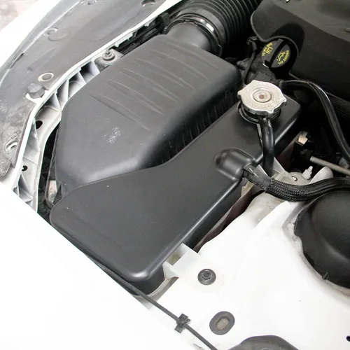 Vista 3 de crosselec Cubierta de tapa de tanque de refrigerante negro mate para Dodge Challenger Charger Chrysler 300/300c 2011-2021