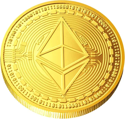 Vista 11 de 1 moneda conmemorativa Bitcoin chapada en oro de 24 quilates, criptomoneda BTC de 0.118 in coleccionable con funda protectora, criptomoneda