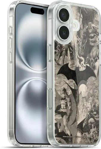 Vista 167 de Head Case Designs Funda de gel Hush con licencia oficial de Batman DC Comics #608 (protección de grado militar) compatible con Apple iPhone 7