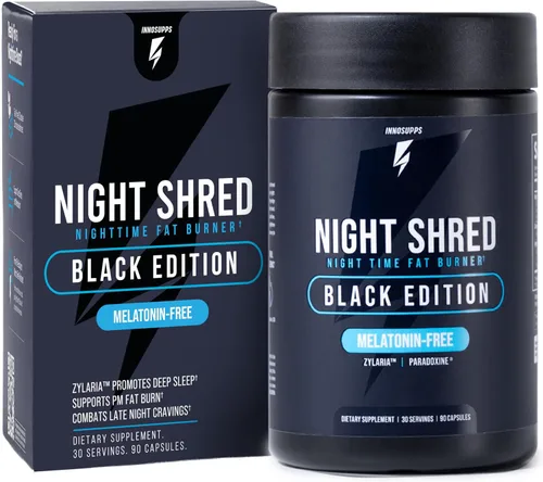 Vista 10 de InnoSupps Night Shred™ GLP-1 Apoyo metabólico nocturno + sueño* Akkermansia + Ashwagandha 60 cápsulas. 30 porciones.