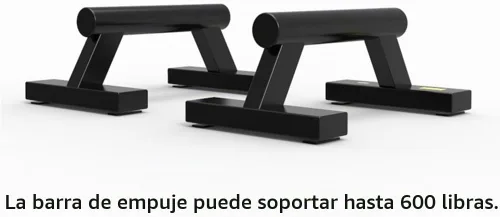 Vista 4 de Push Up Stands Bars Parallettes Set for Workout Exercise