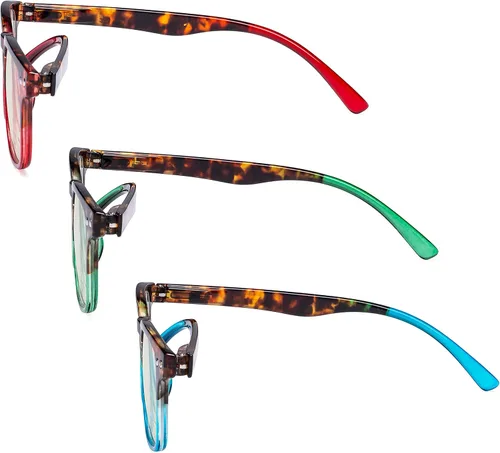 Vista 3 de Eyekepper Gafas de lectura de diseño vintage - Lentes de lectura elegantes para mujer