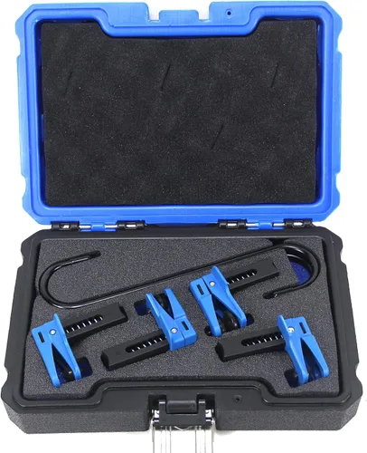 Vista 7 de Juego de 4 abrazaderas de línea de acero automático tapón de fluido de 1/2'', 3/8'', 5/16'' kit de abrazadera tapón de fluido con carga de resorte