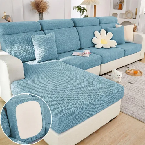 Vista 27 de Fundas mágicas para sofá, fundas interiores mágicas para sofá, funda universal resistente al desgaste, elástica para fundas modulares