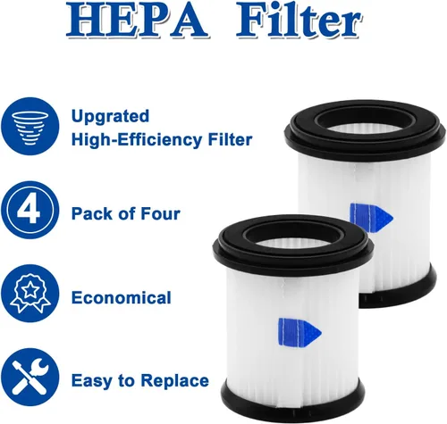 Vista 2 de ilovelife 4 filtros HEPA con filtro de malla de repuesto para aspiradora inalámbrica INSE N5S N5T S6T S6P Pro S610/TMA T120 T121 T151 T150 T220 T210