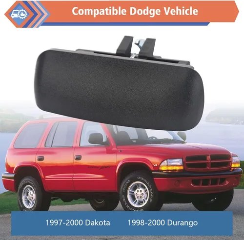 Vista 3 de Mango de cierre de caja de guantera compatible con Dodge Vehicle 1997-2000 Dakota 1998-2000 Durango, reemplazo # 5EM34LAZ