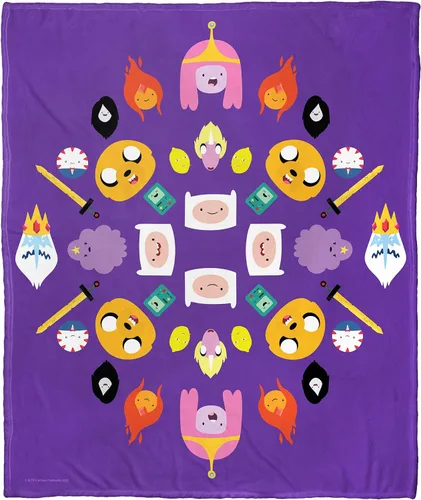 Vista 38 de Northwest Adventure Time - Manta de seda táctil, 50 x 60 pulgadas, Adventure Comic