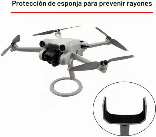 Vista 3 de Mini 4 Pro Soporte de exhibición de escritorio, soporte ajustable para dron para DJI Mini 3 Pro/Mini 3 accesorios (gris)