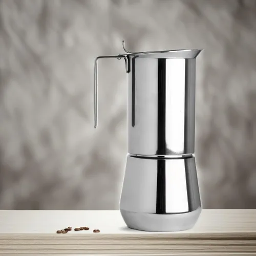 Vista 2 de Ilsa Estufa de acero inoxidable con 3 tazas ESPRESSO - 6.4 fl oz - 6.5 oz.