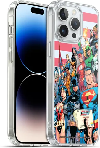 Vista 115 de Head Case Designs Funda de gel con licencia oficial de la Liga de la Justicia DC Comics #10 Darkseid War Comic Book Cover