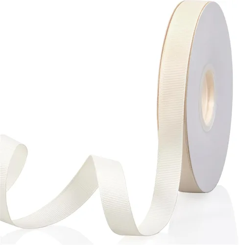 Vista 95 de Cinta de grogrén de doble cara de color liso azul bebé de 1-1/2 pulgadas x 50 yardas para envolver regalos, bodas, fiestas, manualidades, lazos
