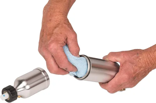 Vista 4 de Vaper 19426 Botella de spray de aluminio recargable - 7.7 oz