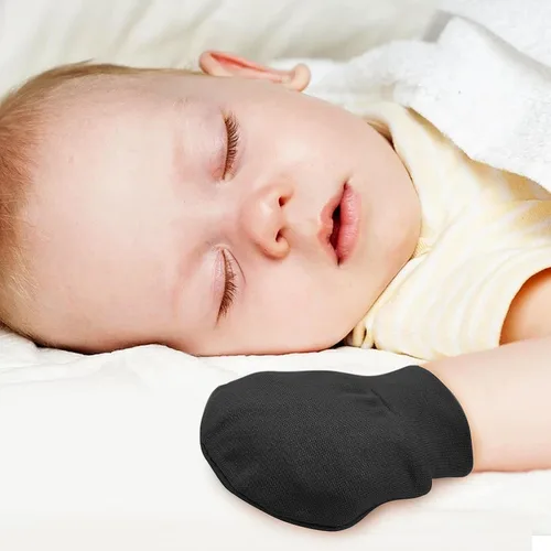 Vista 5 de 6 pares de guantes de algodón suave antiarañazos para bebés recién nacidos de 0 a 6 meses