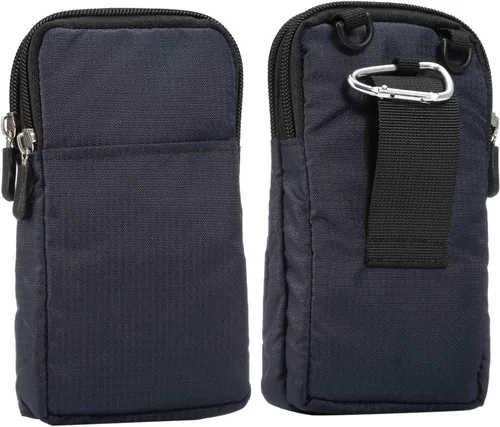 Vista 8 de Bolsa cruzada para teléfono celular, pequeña funda vertical para teléfono celular, bolsa de cintura de viaje al aire libre, bolsa de mensajero