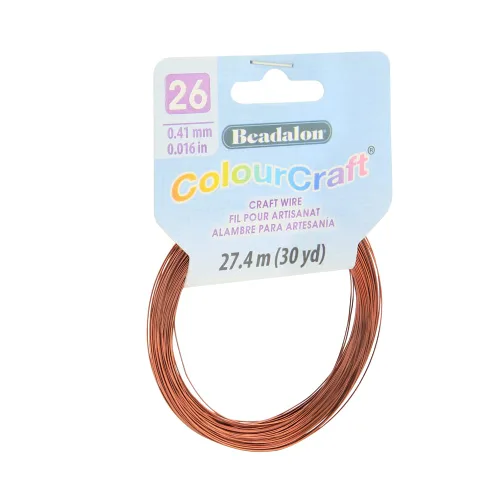Vista 20 de Beadalon ColourCraft - Alambre para hacer joyas, artesanía pesada, núcleo de cobre estructural, calibre 16, bobina de cobre de 2.3 yardas